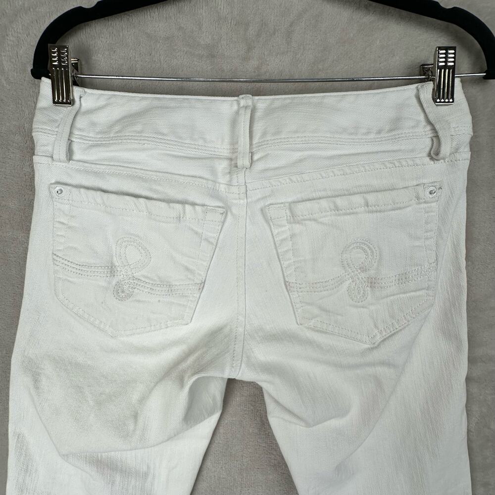 Lilly Pulitzer Jeans Womens 4 White Worth Skinny Low Rise Denim Casual Vacation - Picture 4 of 13